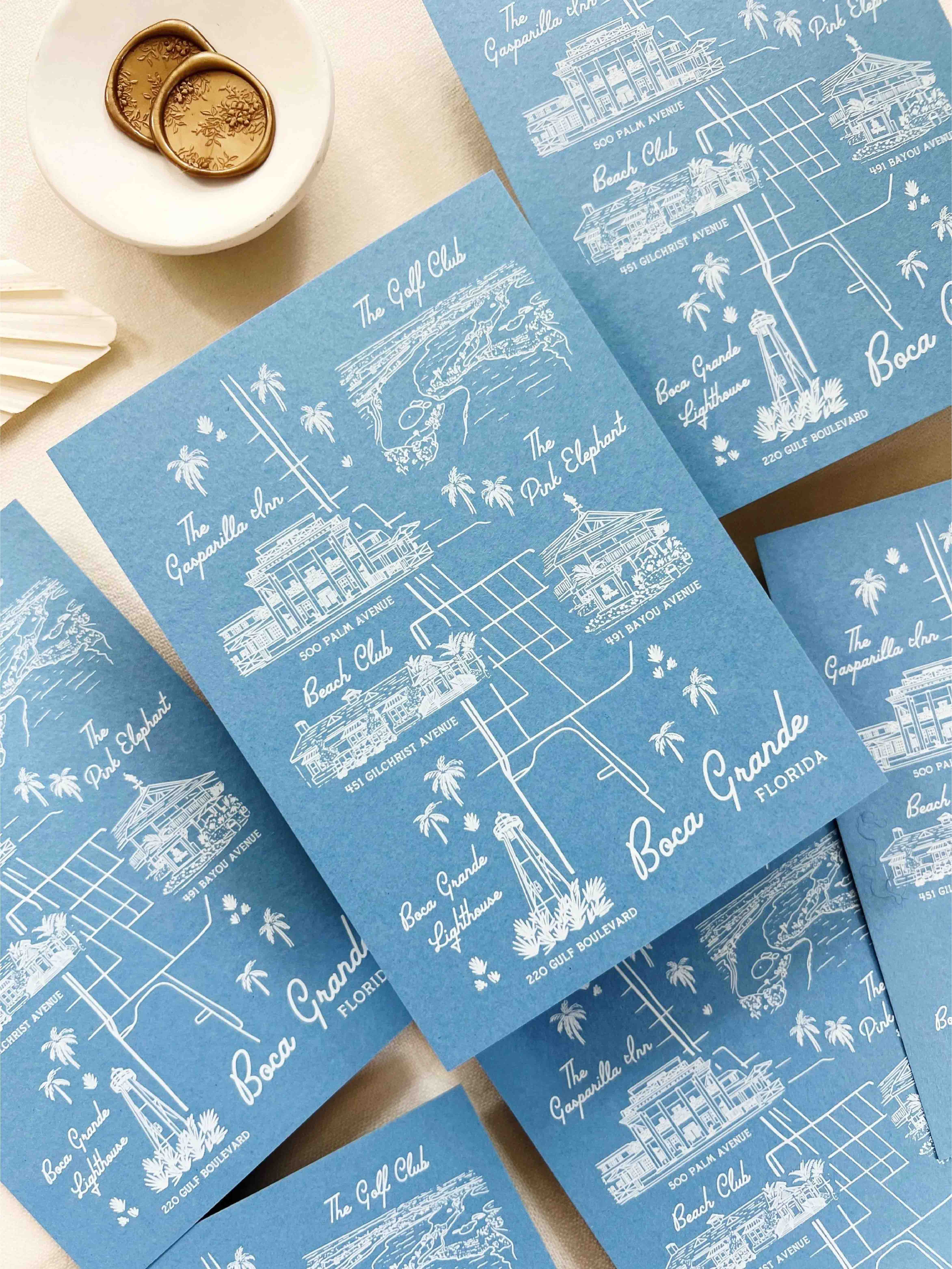 Day-of stationery photograph